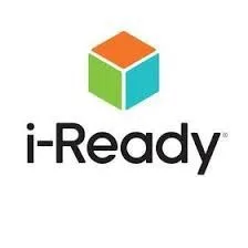 The i-Ready educational software logo featuring a colorful 3D cube icon in orange, green, and teal above the brand name.
